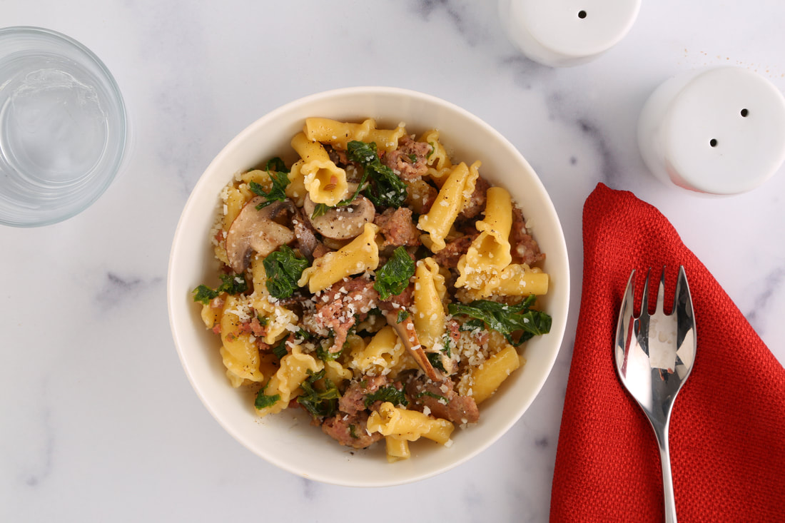 Campanelle with Italian Sausage